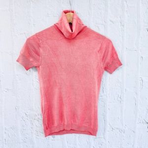 Short Sleeve Turtleneck Women's XS